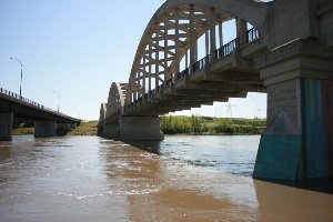 Borden Bridge - the put in